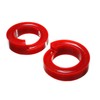 Energy Suspension 4.6111R Ft Coil Spring Isolator Set,Red