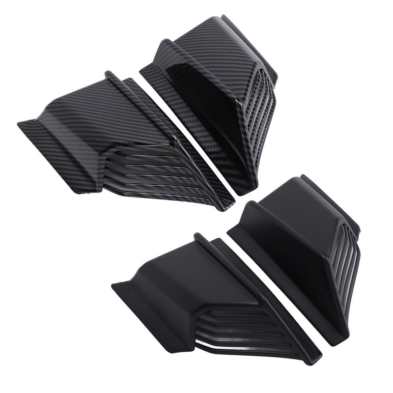 1 Pair Motorcycle Front Spoiler ABS Impact Protection Side Fairing