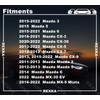 Rexka 15 Sets Fender Liner Bumper Cover Splash Shield Screw