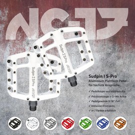 NC-17 Sudpin I S-Pro Flat Pedal - White