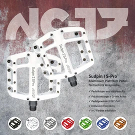 NC-17 Sudpin I S-Pro Flat Pedal - White