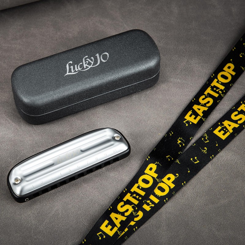 East top Harmonica, Advanced 10 Holes Blues Harp Mouth Organ