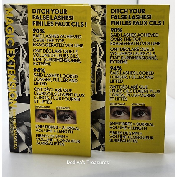 M·A·C MAC Magic Extensions Eye Lash Mascara ~ BLACK ~