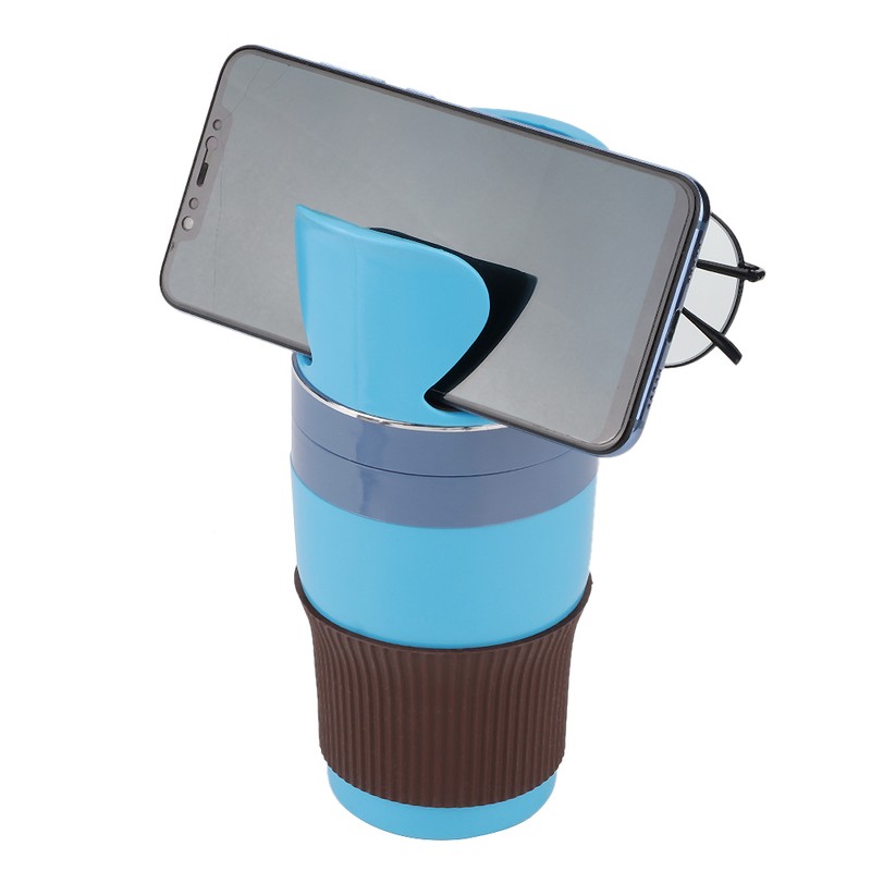 Multifunction Car Beverage Bottle Cup Holder Organizer Interior AccessoriesBlue