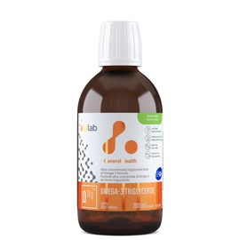 ATP LAB - Omega 3 Fish Oil Triglyceride Form 200ml (Green Apple Flavour) - Omega 3 Liquid for Adults - Omega 3 EPA DHA - Brain Health and Cognitive Health