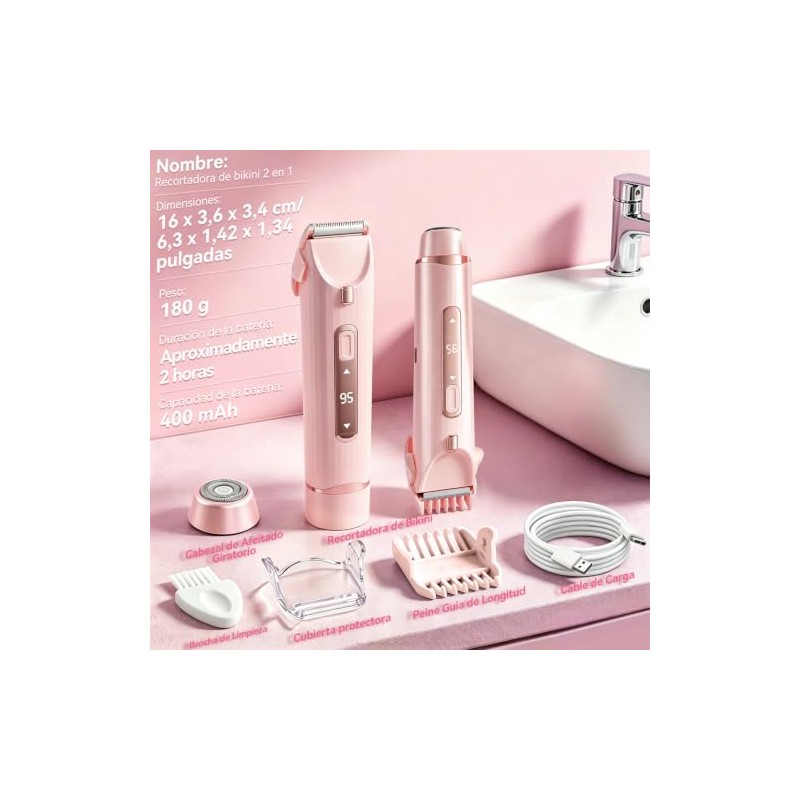 Cieloazul Epilator Depiladora El?ctrica Mujer Iluminaci?n