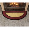 Minuteman International Berry, Contemporary II Half Round Rug