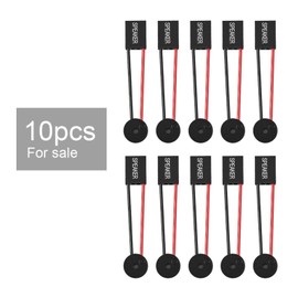 PUSOKEI 10pcs Desktop PC Computer Mainboard Case Beep Buzzer Speaker Connector Plug,4 Pin Mainboard Connector for Internal Cable Tidy