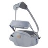 SONARIN Multifunctional Breathable Baby Hip Seat, Ergonomic Waist Stool, Baby Carrier, Hipseat, Hip Carrier, Abdominal Carry with Safety Belt & Shoulder Strap for 3-36 Months (Grey)