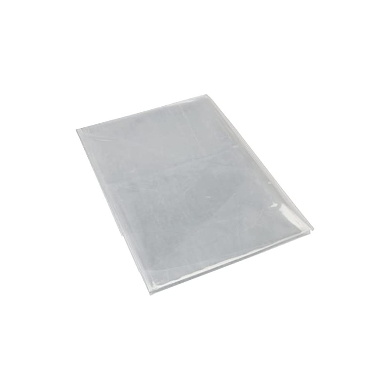 Douceur d'Intérieur CDaffaires Tischdecke, rund, PVC, einfarbig, 15/100, transparent, Polyvinylchlorid,