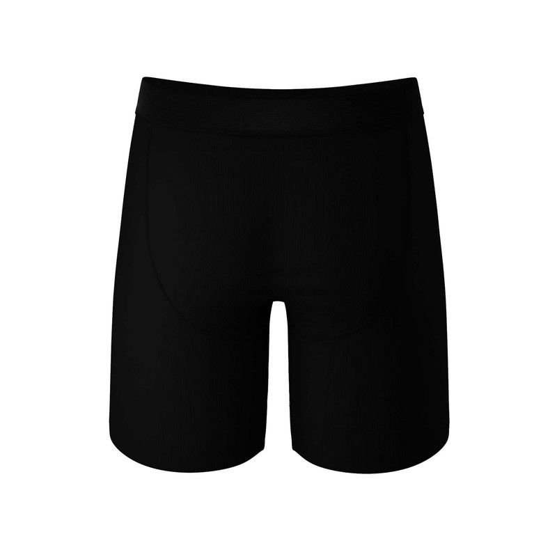 Shinesty Black Red Navy Long Leg Boxer Three Pack -