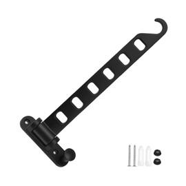 TIANLIN Foldable Clothes Hook, Folding Hook with 8 Hanging Positions, Foldable Clothes Hook, Wall Foldable, Clothes Fan Foldable Outdoor for Balcony, Bathroom and Bedroom