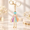 Handmade Tassel Fashionista Doll Keychain for Bags & Keys –
