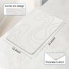 Stone Bath Mat, Diatomaceous Earth Bath Mat, Shower Mat White