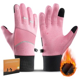 KynciLOR Womens Winter Gloves Mens Thermal Gloves with Touchscreen Fingers Anti-Slip Grip for Runing Working Texing Driving