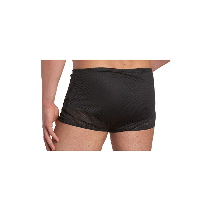 Speedo Men's Poly Mesh Square Leg Traini Black