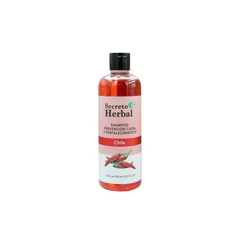 Shampoo de Chile, prevención caída y fortalecimiento Secreto Herbal. 500