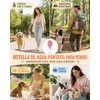 1 Combinación De Botella De Agua Para Perro Y Botella
