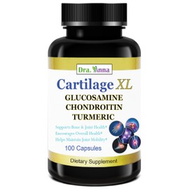  Cartilage XL Plus Glucosamine, Chondroitin & Turmeric. Joint Support Supplement. Antioxidant Properties. 100 Capsules