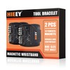 HIEEY 2 Pieces Magnetic Wristband for Holding Screws, Gifts for