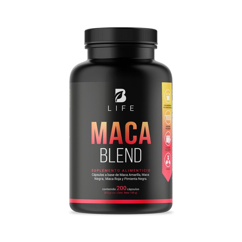 B Life Mezcla de Maca Negra, Roja y Amarilla con