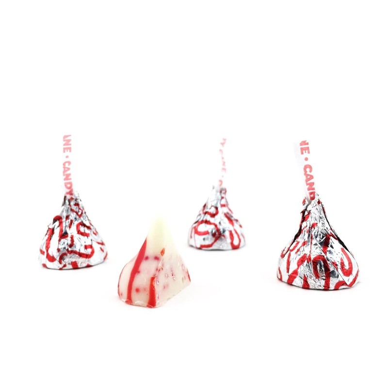 Candy Cane Kisses Christmas Edition 2 LBS - Individually Wrapped