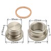 GXARTS 12mm Transmission Drain Plug Kit Steel Bung & Steel