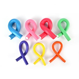 20Pcs 9.45 Inch Length Soft Foam Hair Rollers Flexible Curling Rods No-Heat Hair Curlers Hair Styling Tools Twist Rods for Short Medium Long Hair (Random Color)