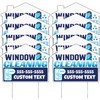 10-Pack Custom Window Cleaning Yard Sign - Two Sided Print
