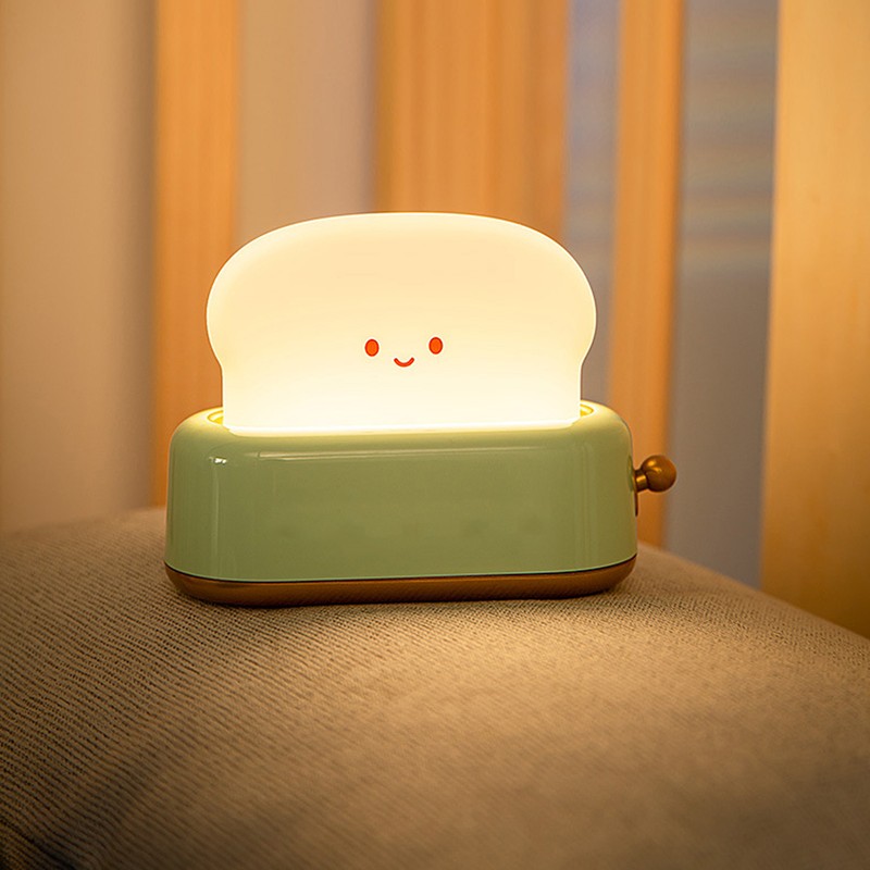 Bread Maker Night Light USB Rechargeable Stepless Dimming LED Desk