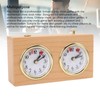 Wooden Mechanical Chess Clock, Quartz Analog Timer Chess Clock Timer,