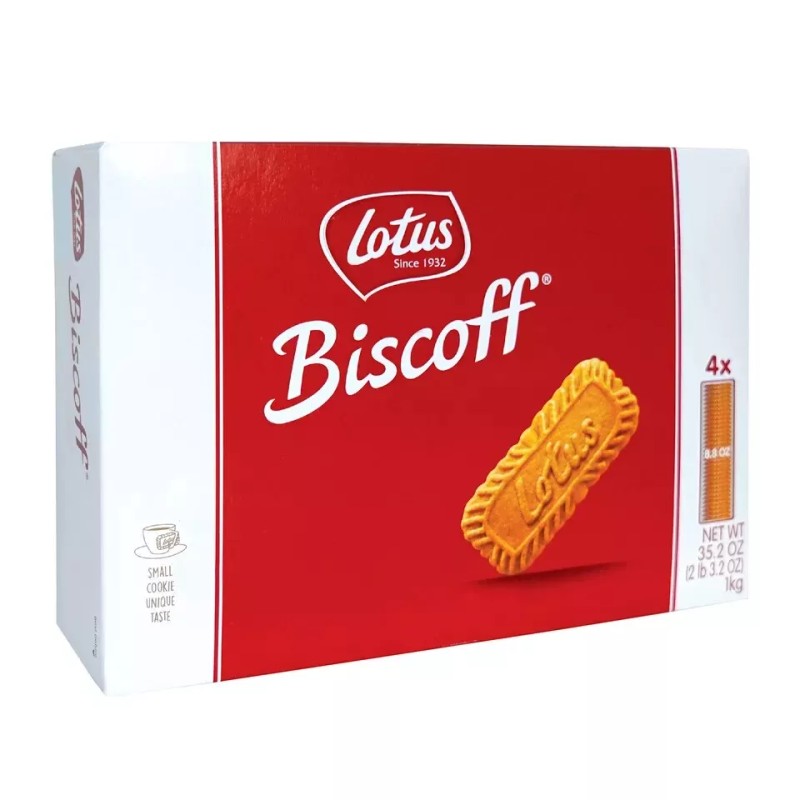 Lotus Biscoff Cookies 3 Boxes (4 Packets per Box) 8.8OZ