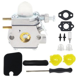 ANTO WS2200 Carburetor for Craftsman WS210 WC2200 WC210 CMXGTAMD25SC CMXGTAMD25CC 41AD25CC793 41AD25SC793 25cc 27cc String Trimmer Weed Eater With 753-08159 Kit
