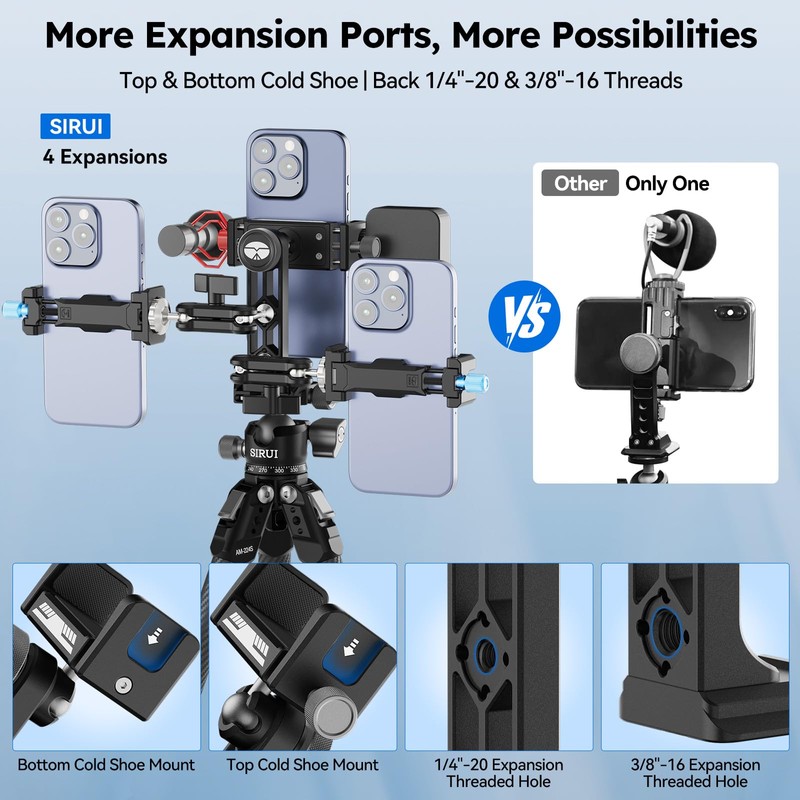 Sirui Metal Phone Holder for Arca Base