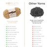 Woyarts Velvet Yarn – Super Bulky Chunky Chenille Yarn for