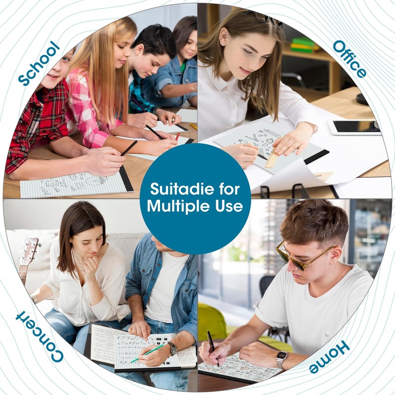 Graph Paper Pads A4 Graph Paper Notebook, 2 Pack 4x4