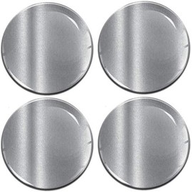 4 x 65mm 3D Domed Car Wheel Centre Rims Silver Stickers Decals for Caps Vehicle Auto Tuning Emblem A 9765