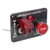 Ignition Switch Panel Kit 12V 40A Carbon Fiber Racing Style