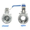 Full Port Ball Valve Stainless Steel Female Thread 3/4in 1000