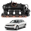 Intake Manifold with Solenoid Valve & Sensor, Compatible with Volkswagen