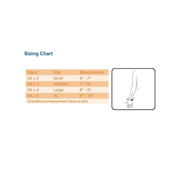 Breg Wrist Lacer Wrist Brace (Medium - Left - 8" Length)
