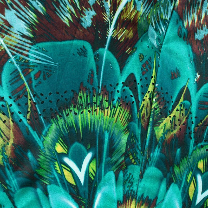 Parquet Peacock Double Layer Inverted Umbrellas - C Shaped Handle