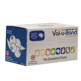 Val-U-Band 10-6114 Latex Free Exercise Band, Blueberry