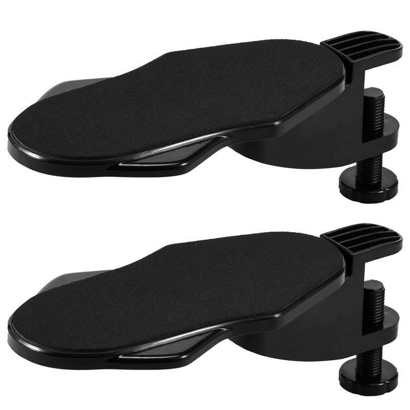 2Pcs Computer Arm Rest for Desk Within 2.36" Thickness Strong
