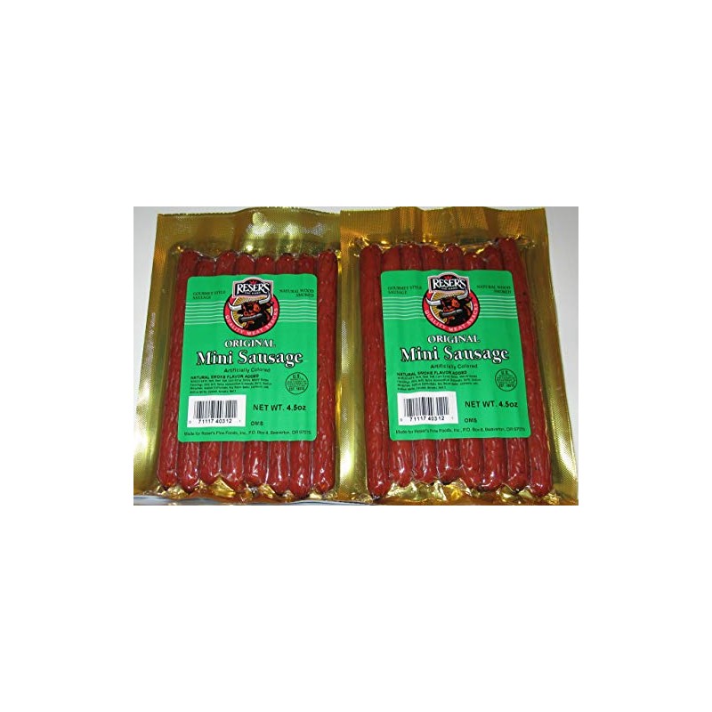Reser's Gourmet Style Smoked Mini Sausage 4.5 oz. 2 Pack