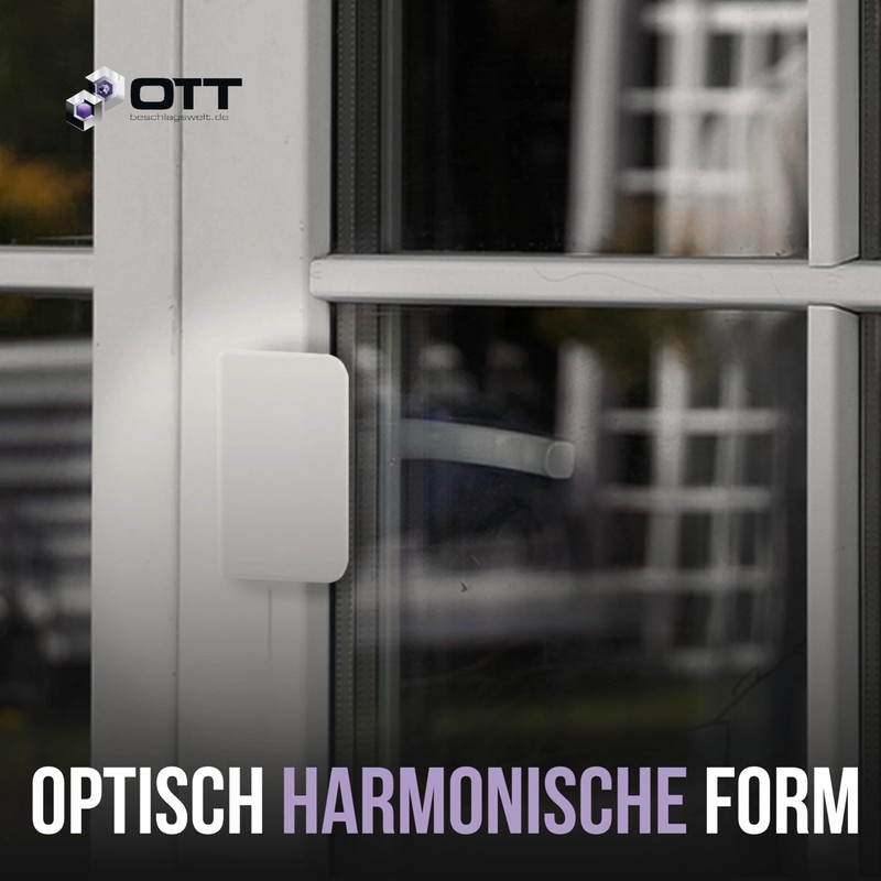 OTT Beschlagswelt GKG BG53 Balcony Door Handle PVC White