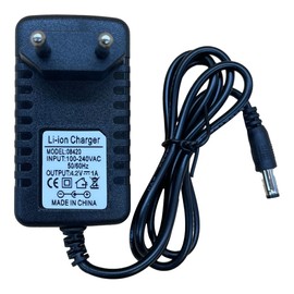 24 W Charger Compatible with Small Electronic Devices AC to DC 4.2 V 1 A Power Supply, Plug 5.5 mm x 2.5 (2.1) mm, Plug EU