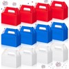 Colarr 24 Pcs 4th of July Treat Boxes with Handles,