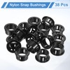 uxcell 38 Pcs Cable Snap Bushing Grommet, 3/4" Mounting Dia