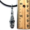 FORGIVEN JEWELRY Spark Plug Necklace (Antique Silver)